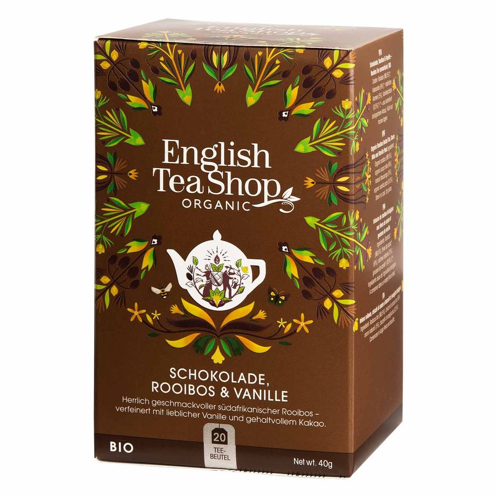 ETS - Kakao, Rooibos & Vanille, BIO, 20 Teebeutel Produktbild 