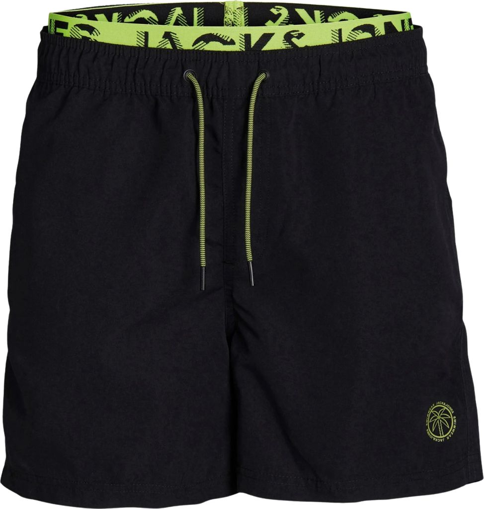 Jack & Jones Badehose JPSTMAUI - Neon Design Für Strand & Schwimmbad