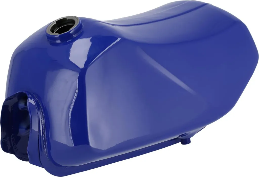 Réservoir de carburant pour Simson S53 en métal bleu RAL 5002 verni