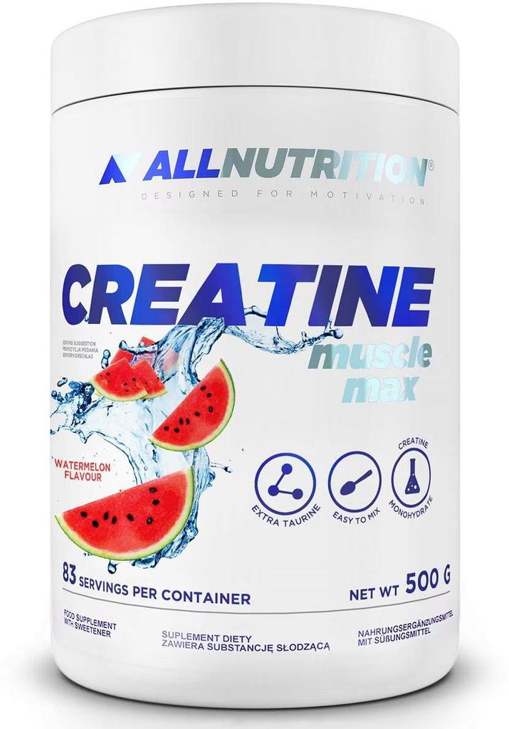 ALLNUTRITION Creatine Muscle Max 500g, sabor sandía. Imagen del producto 