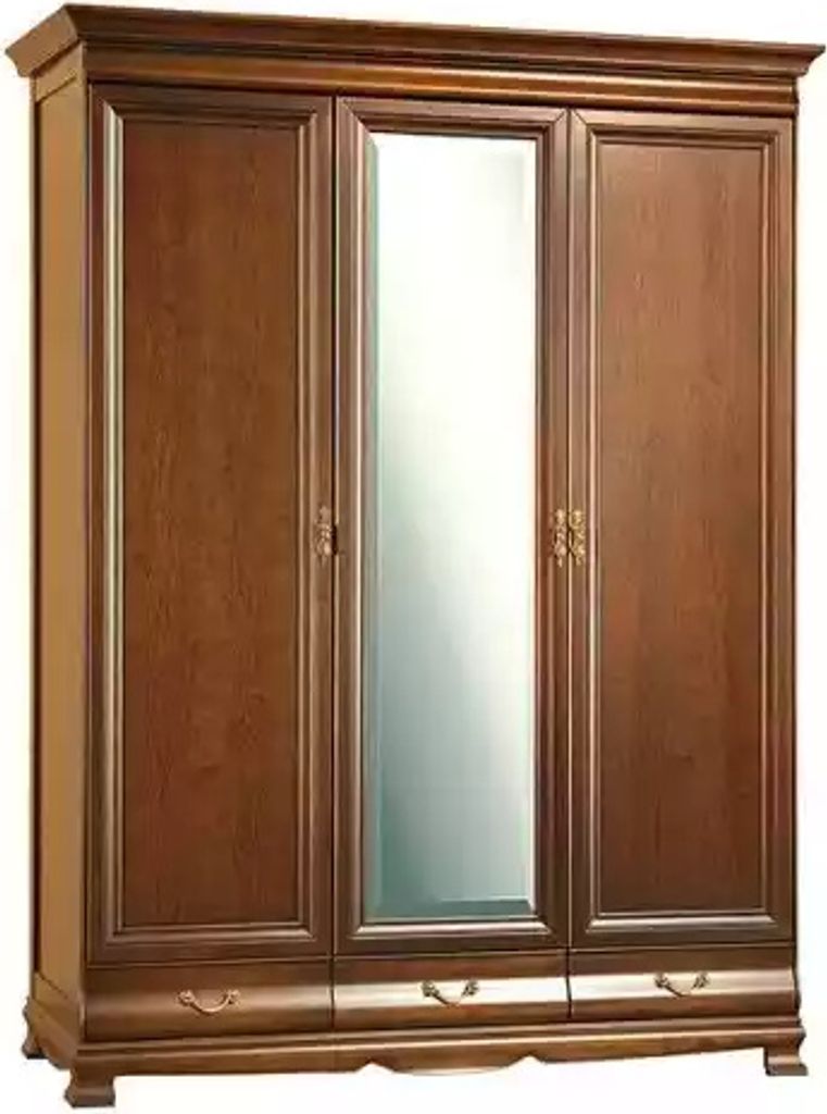 Kleiderschrank Regale Schrank mit Spiegel Regal Garderobe Aufbewahrungs