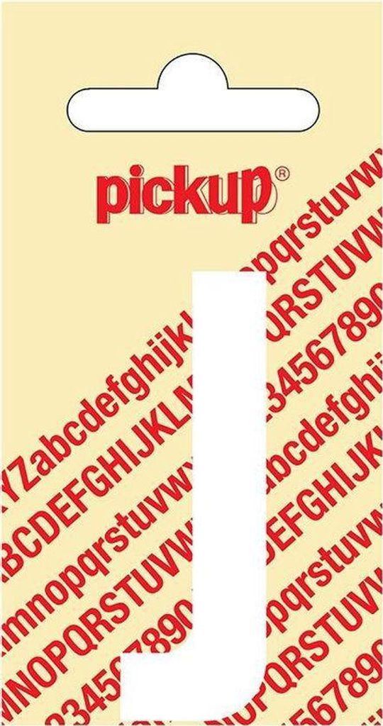 Sticker Nobel Sticker weißer Buchstabe J Pickup