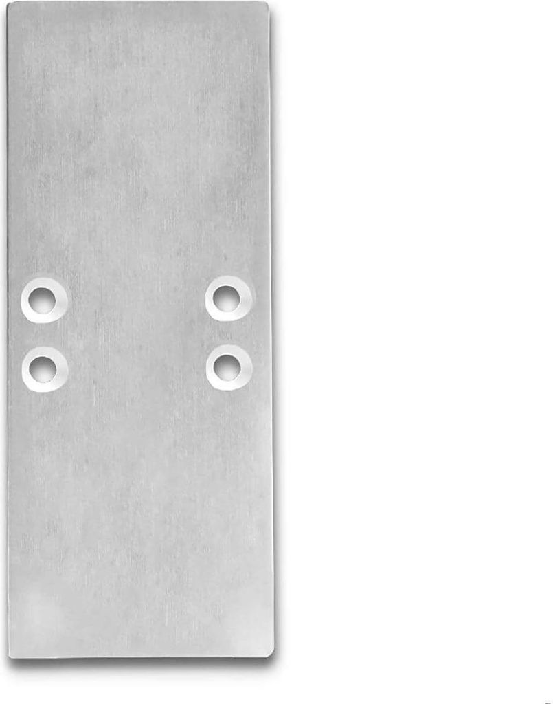 ISOLED Endkappe EC66 Aluminium für Profil 2SIDE, 2 STK, inkl. Schrauben