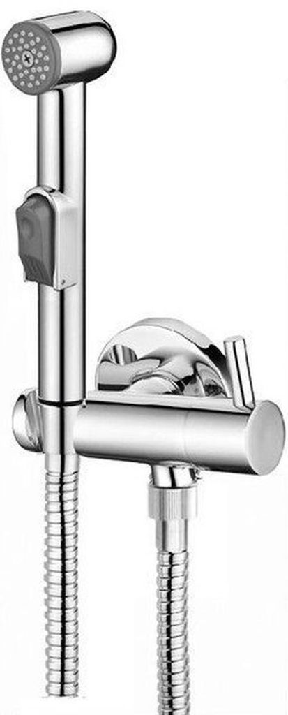 Aqualine Wandventil mit Bidet-Handbrause, Chrom Produktbild 