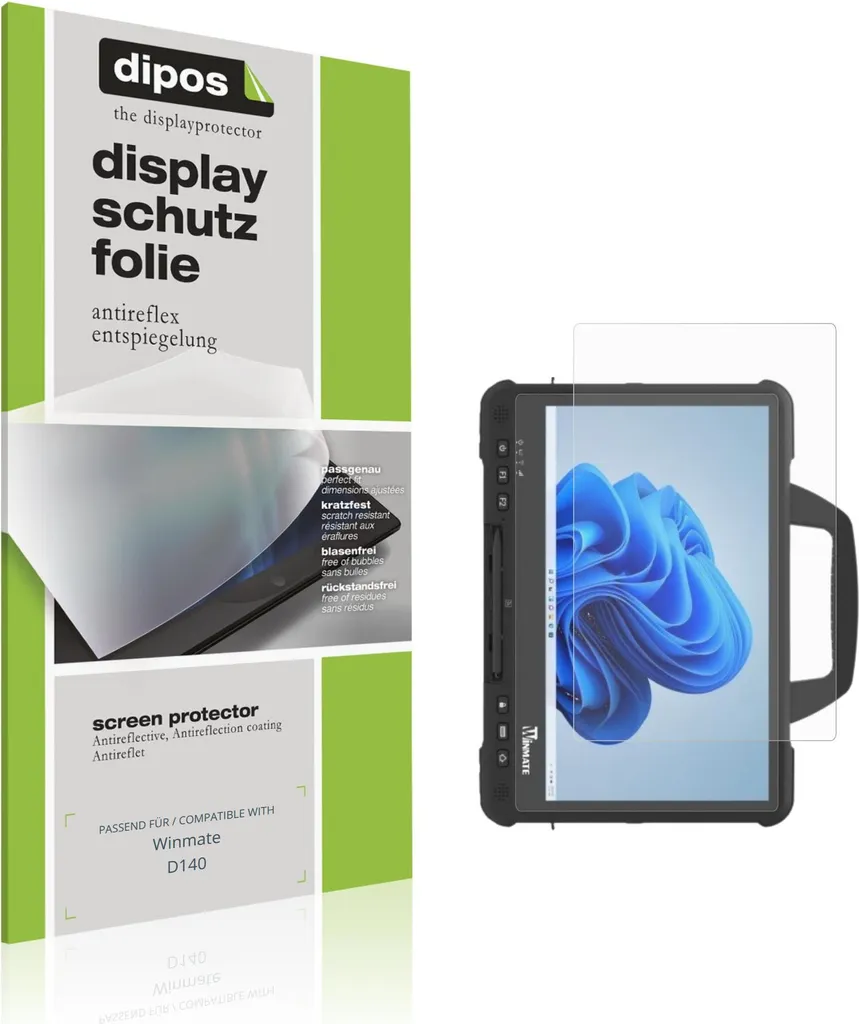 Protection Écran Antireflet Winmate D140 : Pack de 2 Films Dipos