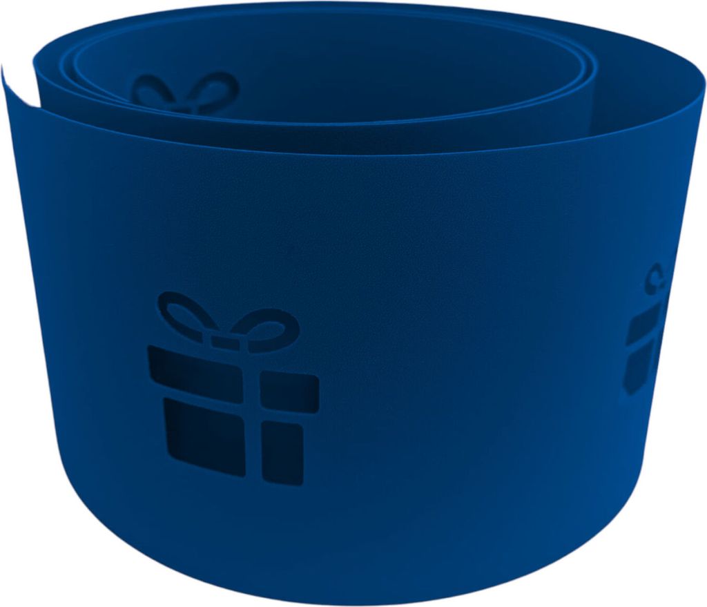 zaun|zu PREMIUM Weihnachten GESCHENKE Sichtschutzstreifen Enzianblau 2,55m