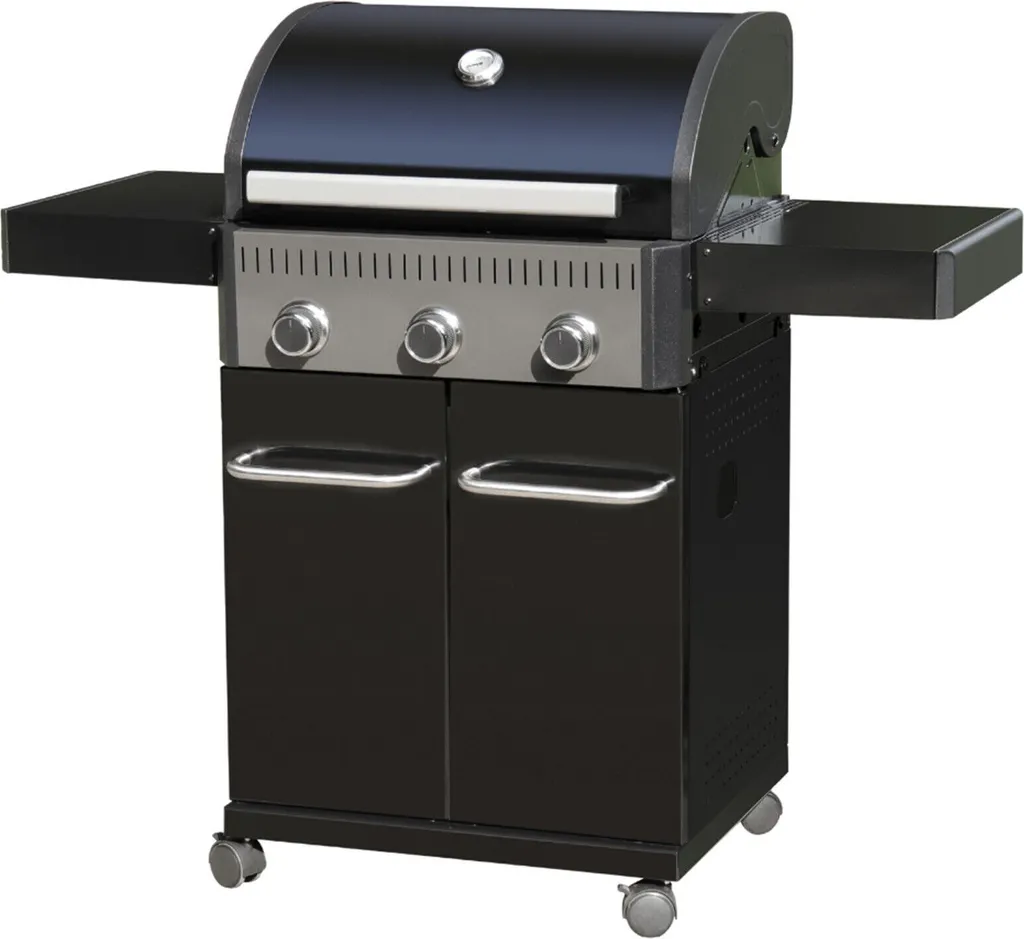 Barbecue à gaz 3 brûleurs idéal pour repas de famille Bellinzona III