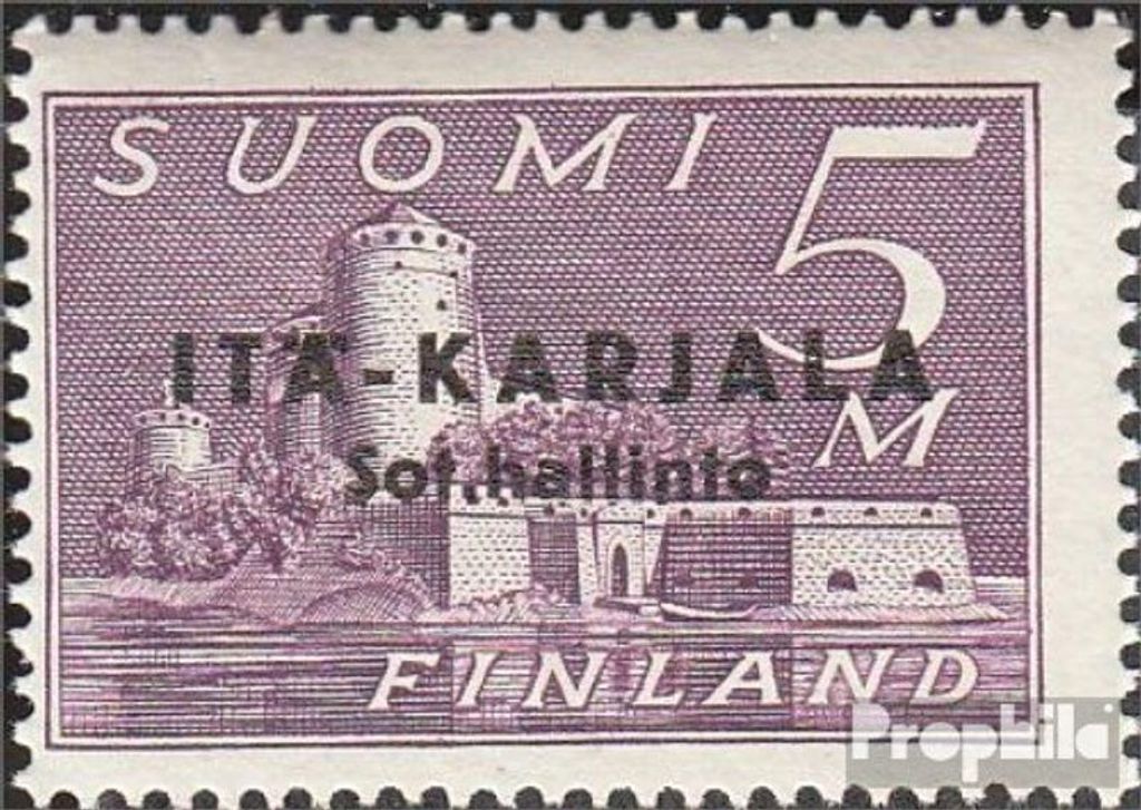 Briefmarken Finnische Bes. Ostkarelien 1941 Mi 6I Produktbild 