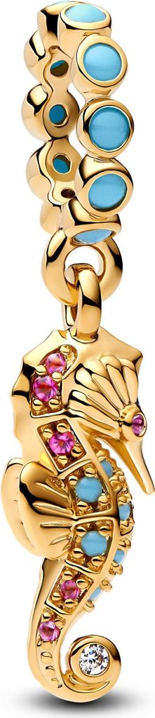 Seepferdchen Charm-Anhänger, IP Gold von PANDORA Moments Produktbild 