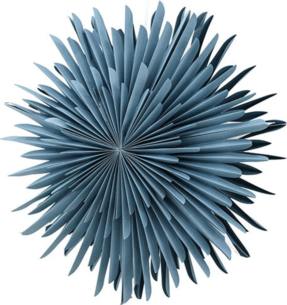Étoile de Noël Bleue à Suspendre Ø60 cm pour Décoration de Fenêtre
