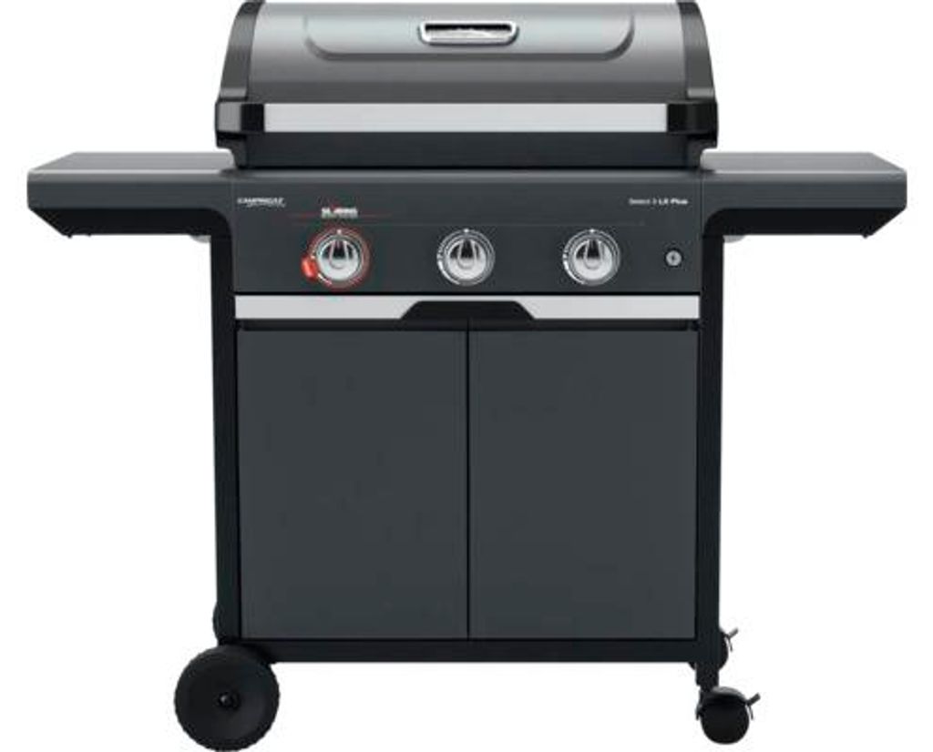 Gasgrill Campingaz Select 3 LX Plus SBS 3 Brenner inkl. Hochleistungshitzezone, Seitenablage, Seitentisch, Fettauffangsc