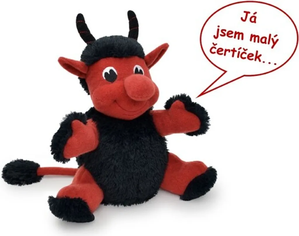 Peluche parlante Devil Hubert 20cm : Idée cadeau originale et drôle - 5