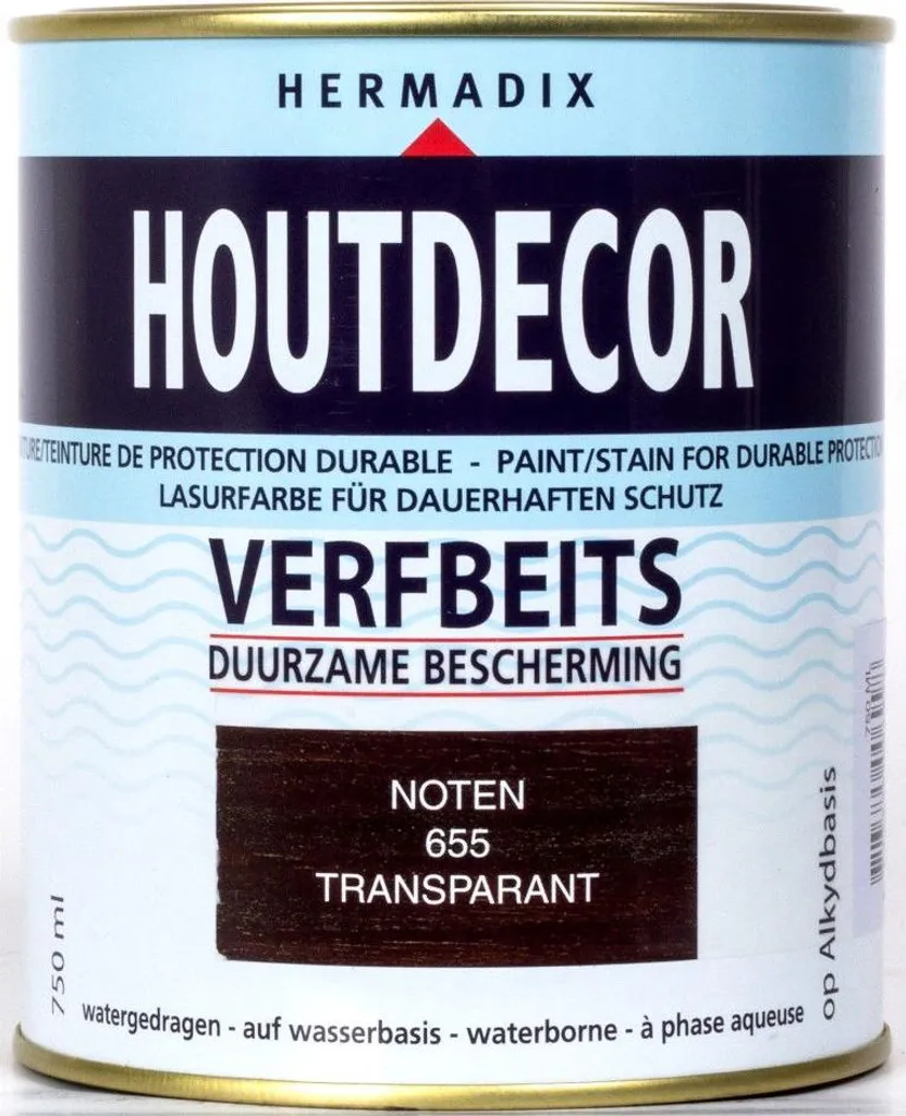 Protéger volets et abris avec Décor Bois 655 Noyer Hermadix en 750 ml