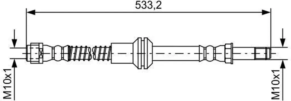 Flexible de Frein pour Entretien Mercedes Classe E S212 et CLS X218