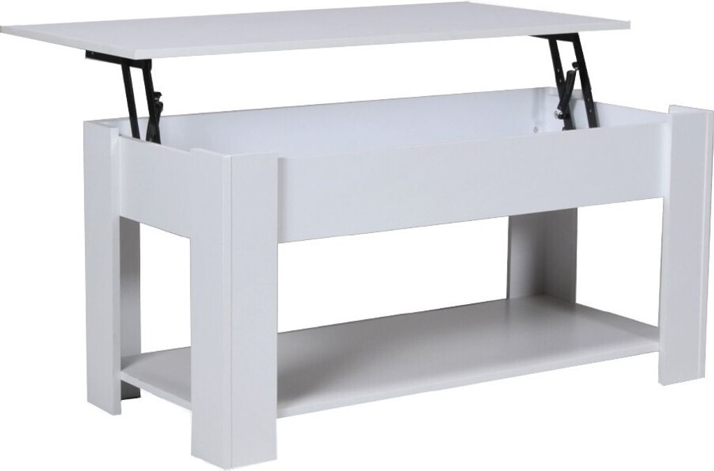 COUCHTISCH UTAH / 100x50cm - Weiß