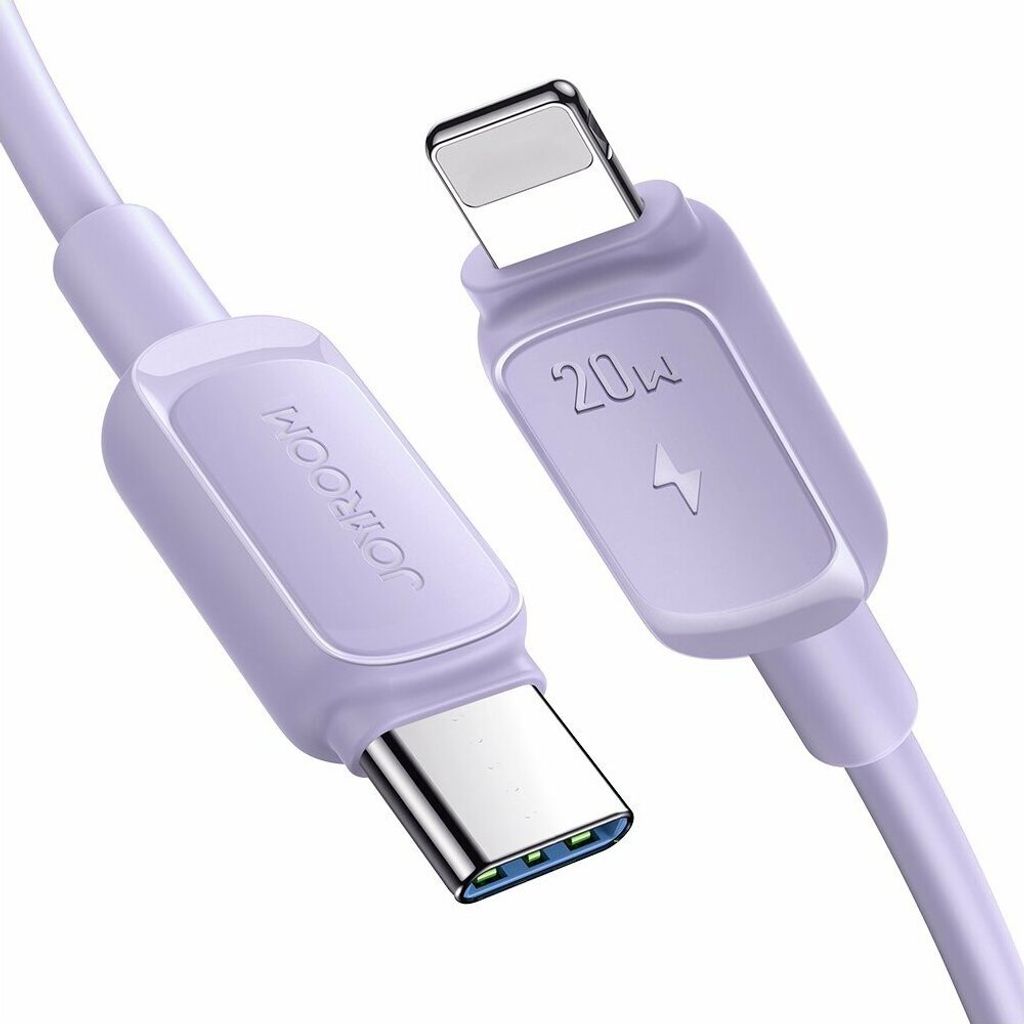 Joyroom USB-C-auf-Lightning-Schnellladekabel, 20 W, 1,2 m - Lila