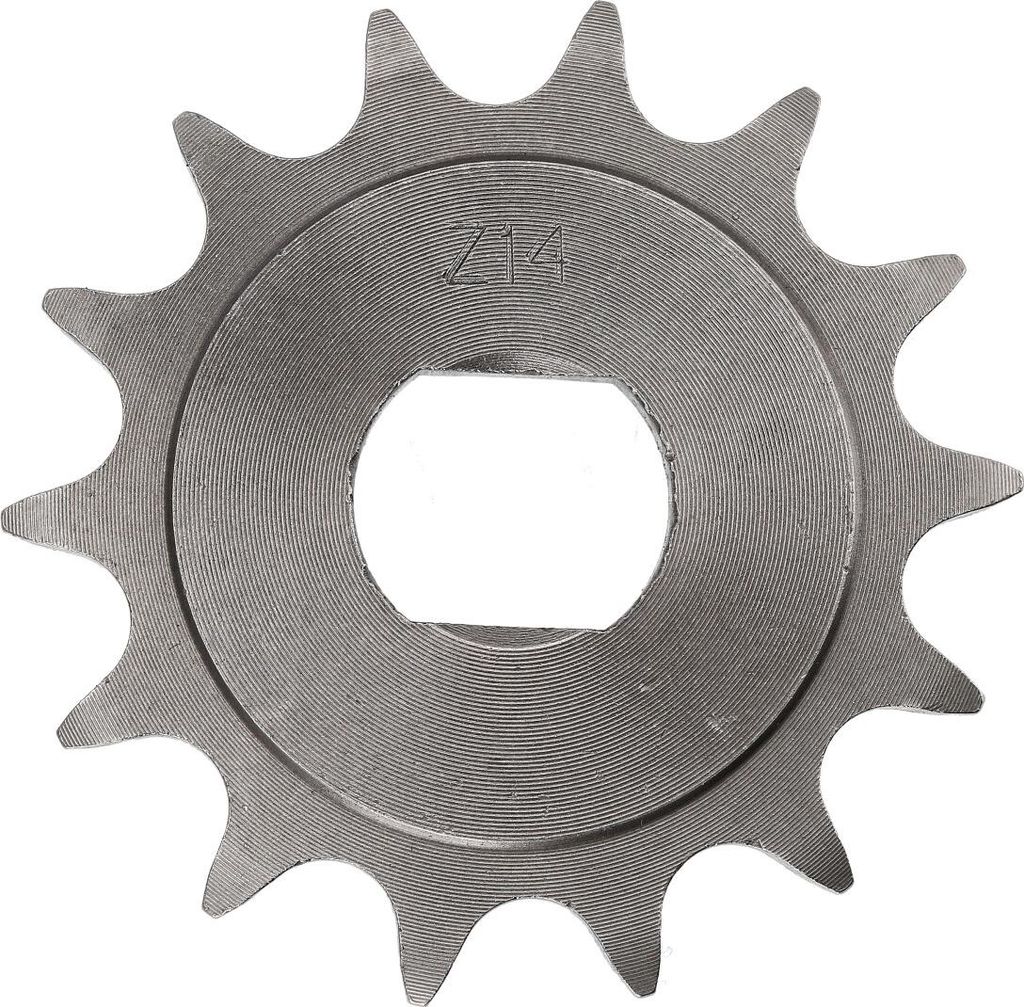Ritzel, kleines Kettenrad, 14 Zahn - für Simson S51, S70, S53, S83, KR51/2 Schwalbe, SR50, SR80