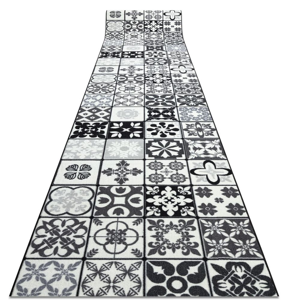 TAPIS DE COULOIR antidérapant AZULEJO PATCHWORK, CARREAUX Image du produit 