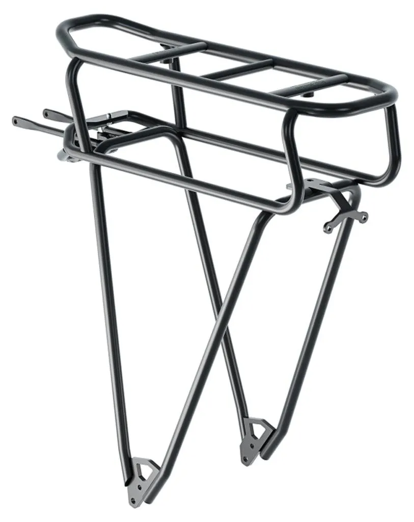 Porte-bagages Racktime RT Bosch 2.0 robuste noir pour vélo électrique VAE