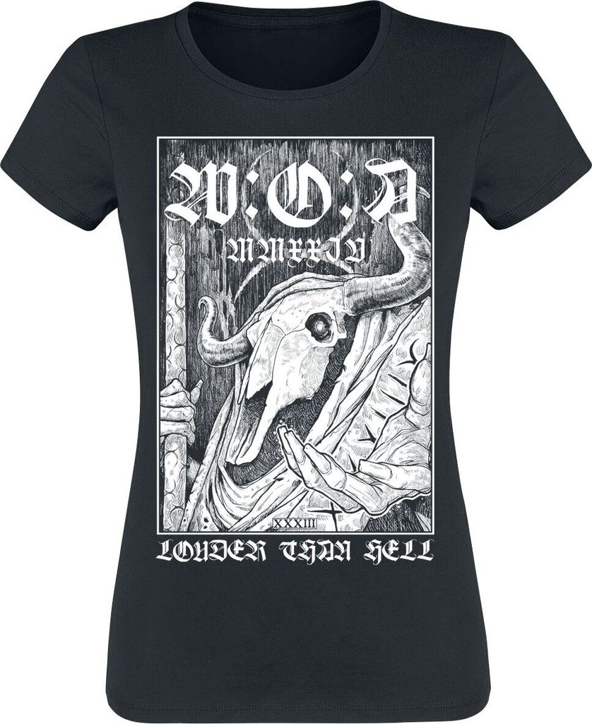 Wacken Open Air T-Shirt Damen Summon Holy Ground - Hell schwarz S