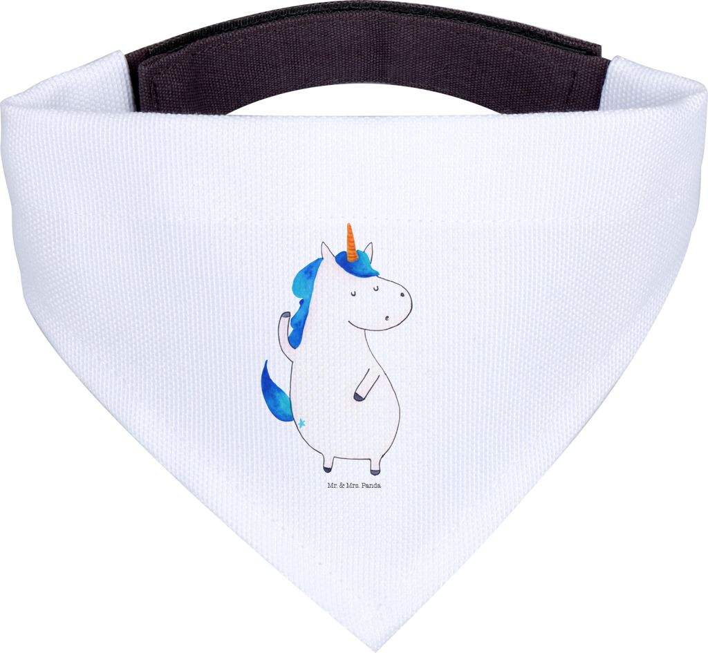Mr. & Mrs. Panda Hunde Halstuch Einhorn Mann - Weiß - Geschenk, Für, Unicorn, Party, Einhörner, Hund, Hunde-Bandana, Cool, Tuch, Familie
