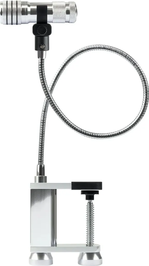 Lampe de Barbecue LED Schwaiger Argentée pour Cuisiner de Nuit au Grill