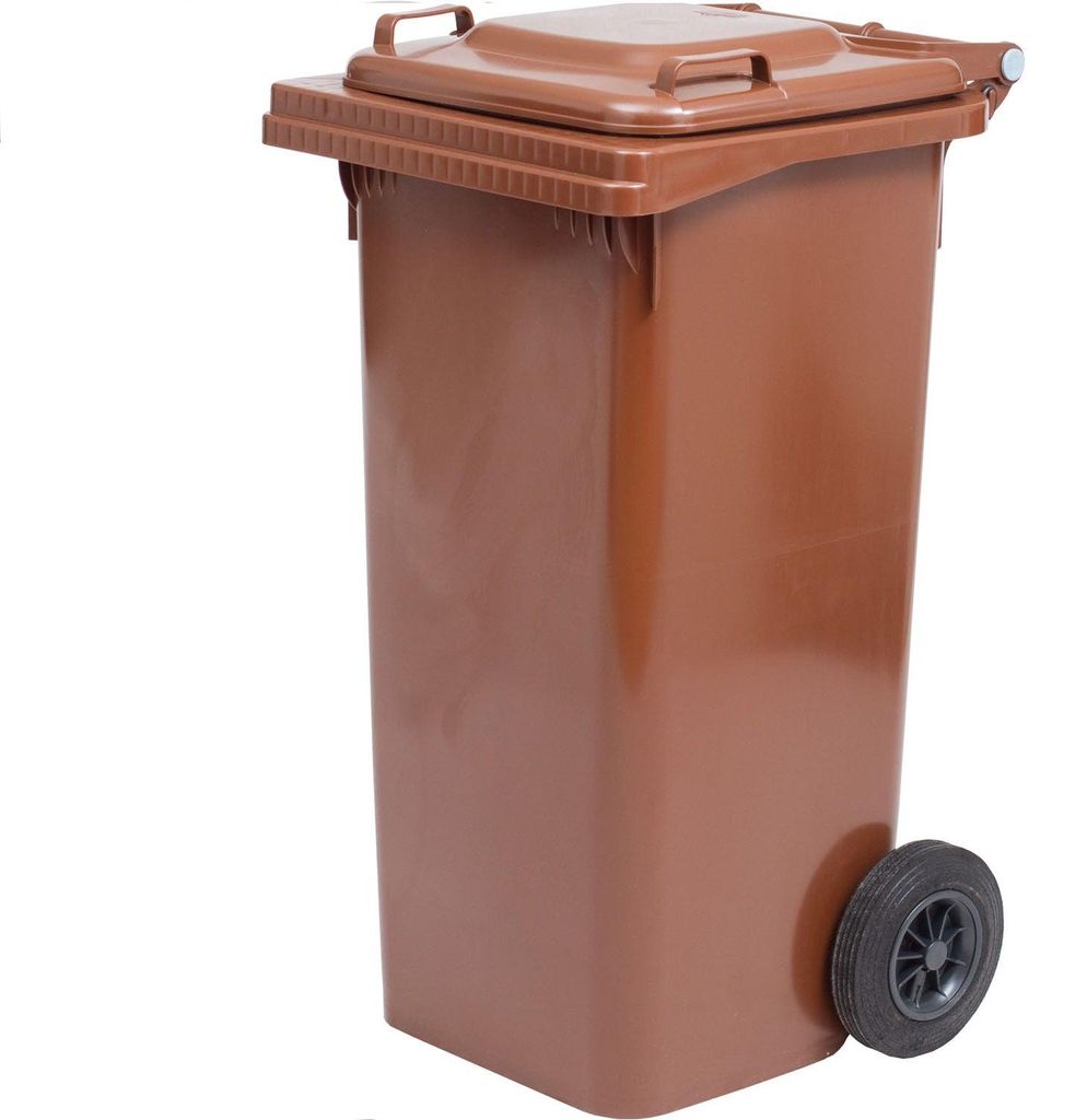 Bidone per raccolta differenziata con ruote 120Lt ICS -  Immagine del prodotto 
