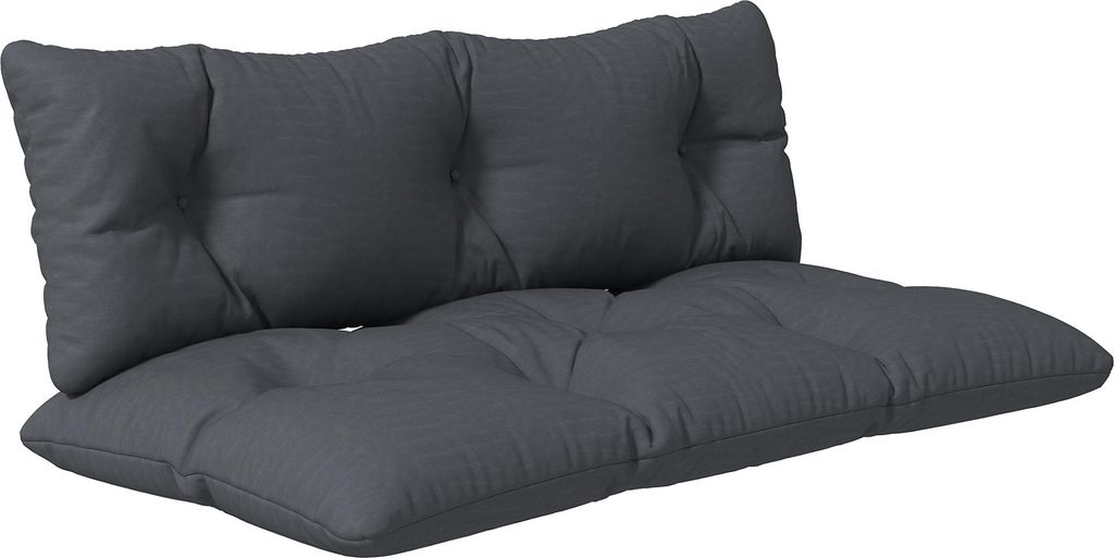 2 teilige Polsterauflage Gartenmöbelsitzkissen Sitzauflage, Produktbild 