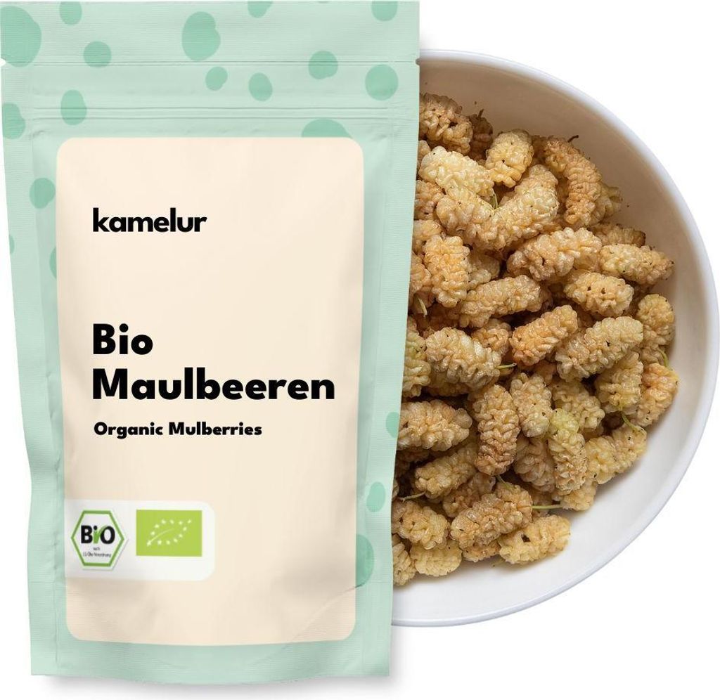 Bio Maulbeeren, weiß 1kg