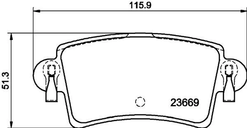 Plaquettes de frein arrière HELLA pour NISSAN OPEL RENAULT - Qualité OE