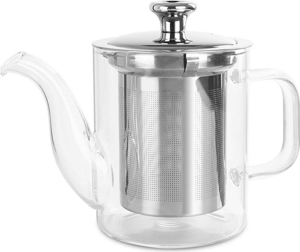 Orbegozo TTC 400, Einzelne Teekanne, 400 ml, Transparent, Borosilikatglas, Teefilter