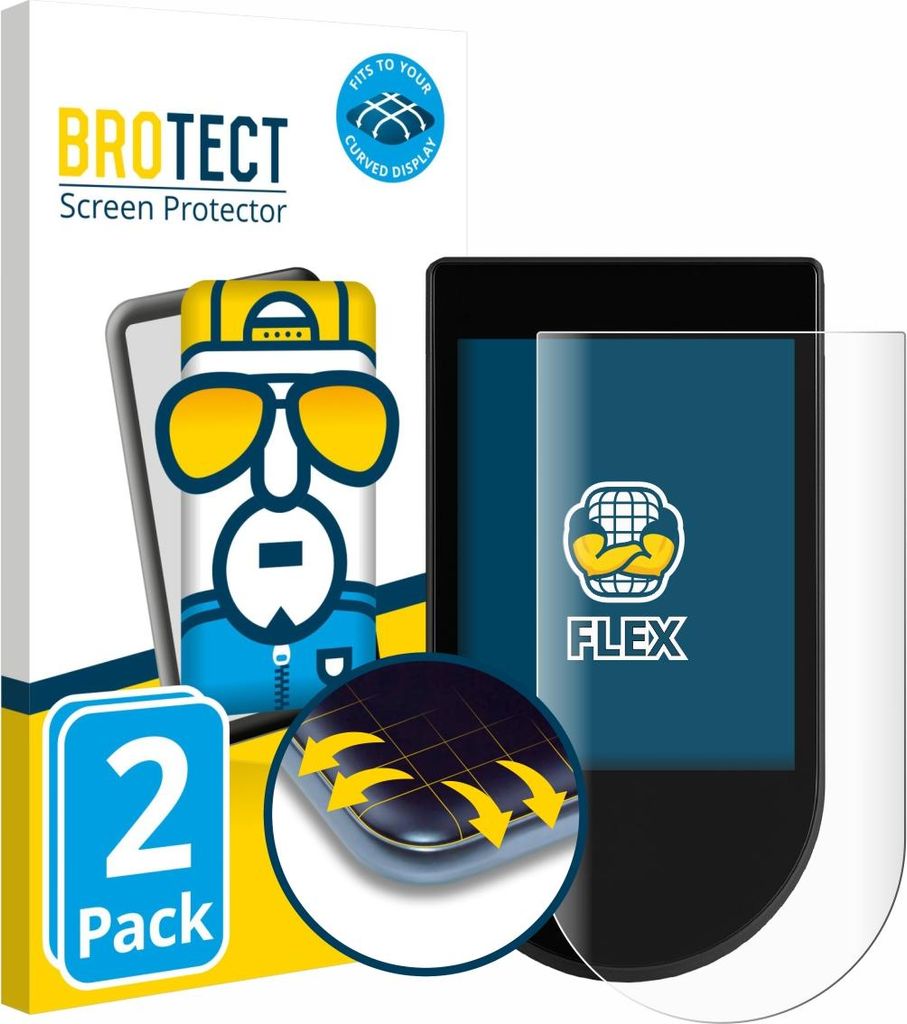 2x BROTECT Fullscreen Schutzfolie für SoFlow SO1+ Displayschutz Folie Fullcover Klar Transparent