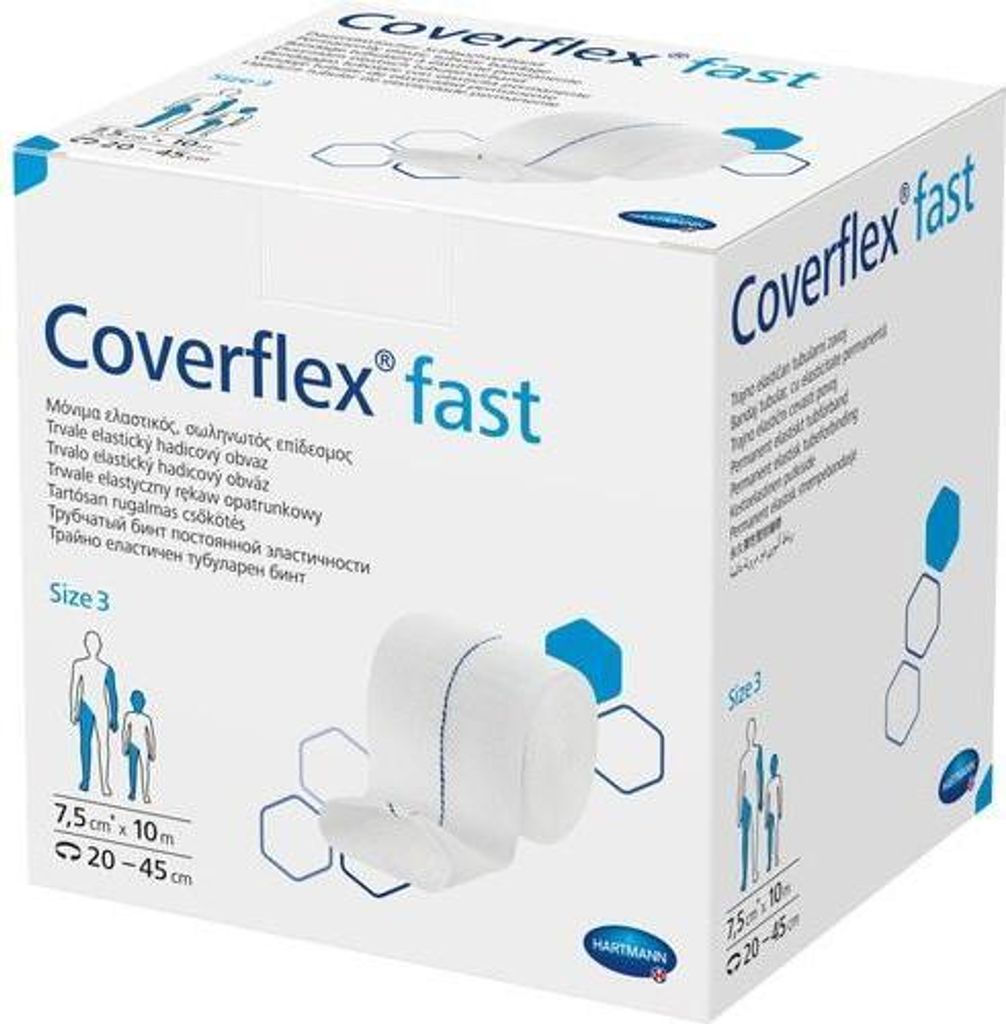 Coverflex szybki bandaż rurowy rozmiar 3 7,5 cm x 10 m Zdjęcie produktu 