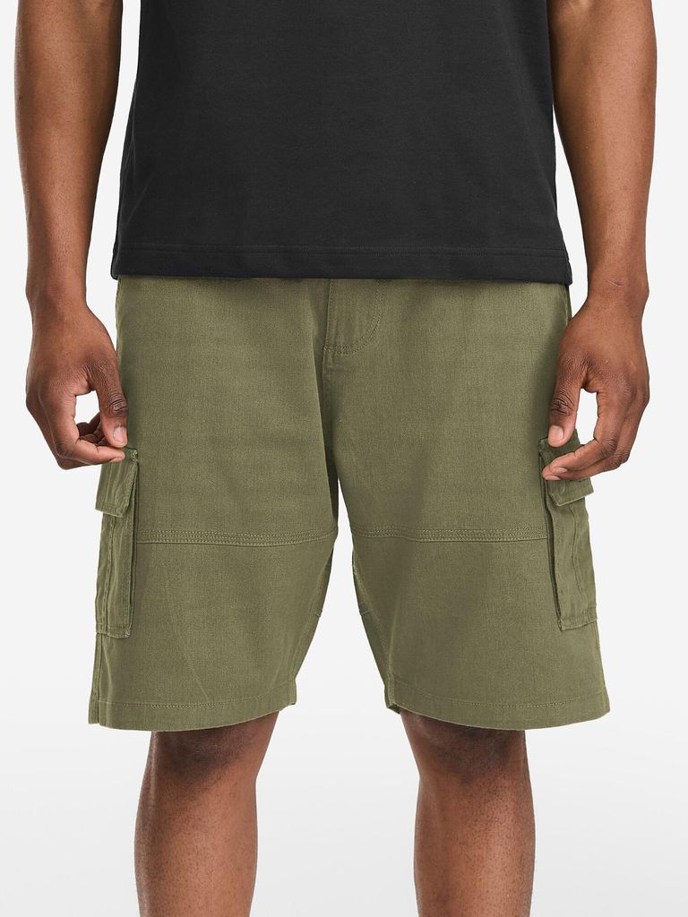 Herren Cargoshorts normale Passform BALRATH Olive/Black 3XL Immagine del prodotto 