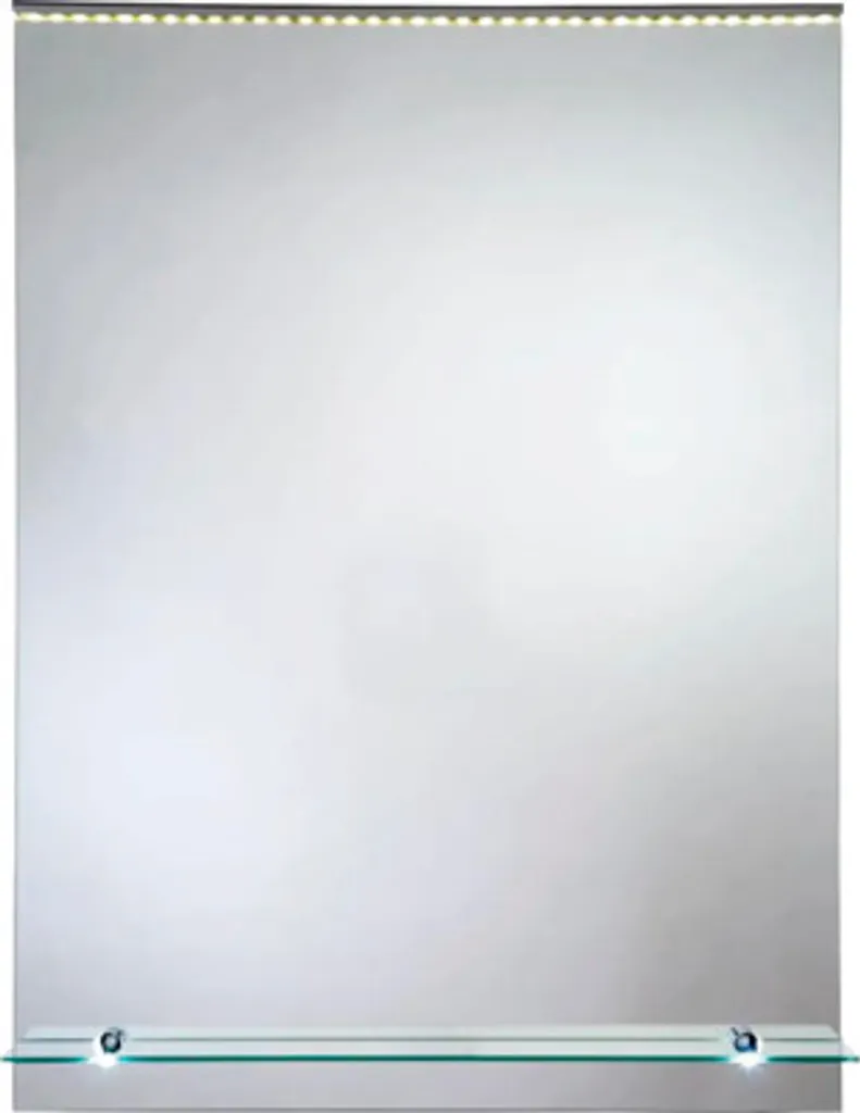 Miroir de salle de bain LED Orion 50 x 70 cm avec éclairage intégré