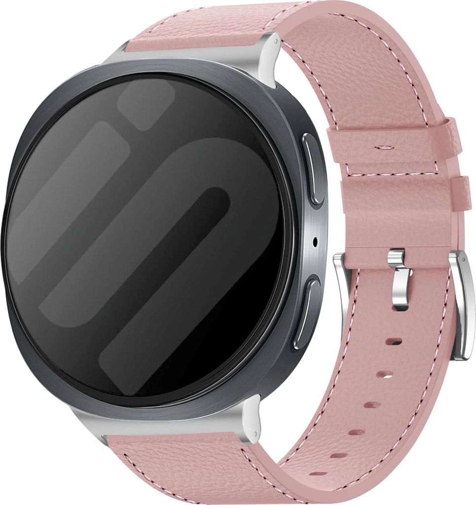 Strap-it Lederarmband Pink - Stylisch, bequem & Langlebig - passend für Samsung Galaxy Watch 8 (40mm/44mm) & Galaxy Watch 8 Classic (46mm)