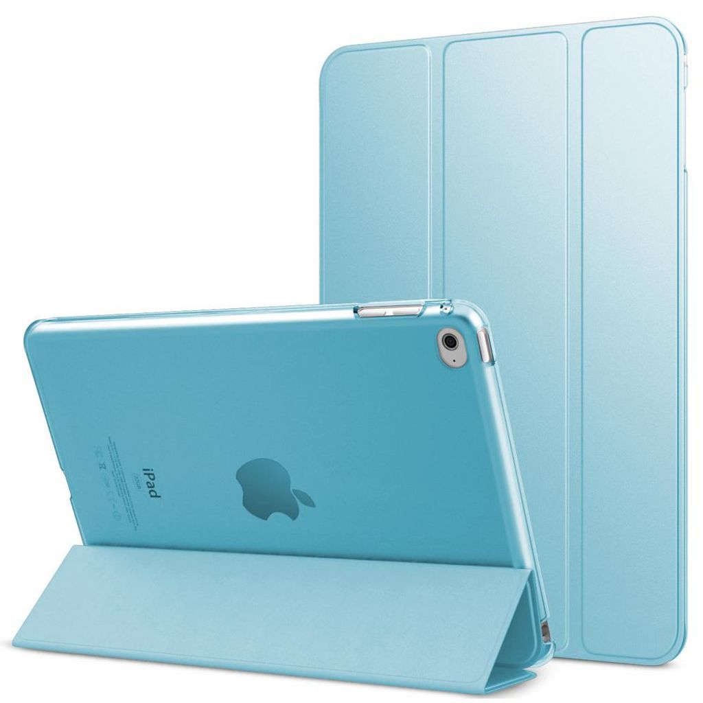 iPad Mini 4 – Schlanke, leichte Smart-Shell-Schutzhülle mit Ständer und durchscheinender, mattierter Rückseite, passend für Apple iPad Mini 4...