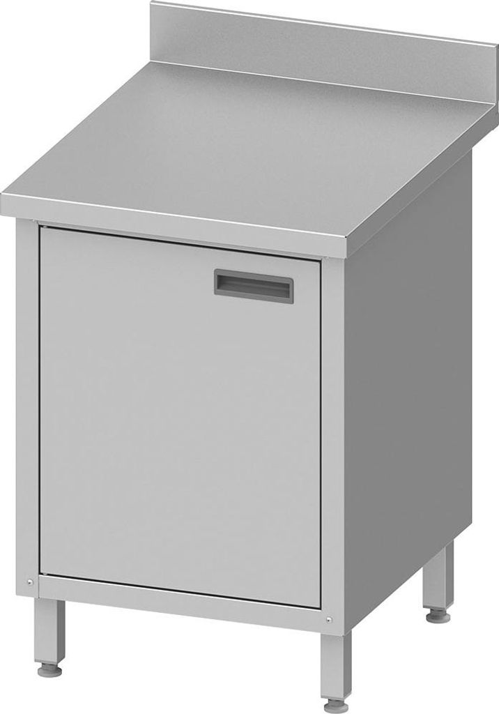 Arbeitsschrank ECO mit Flügeltür 600x700x850 mm, mit Aufkantung