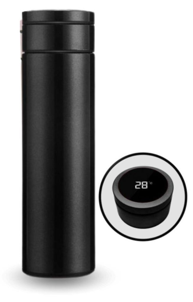 Thermos intelligent BOT avec pile remplaçable noir Image du produit 