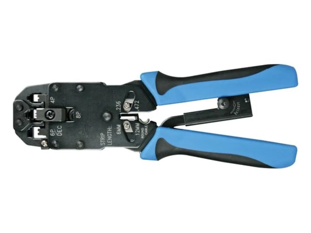 Réparer une connexion réseau instable : pince à sertir RJ45 RJ11 RJ10