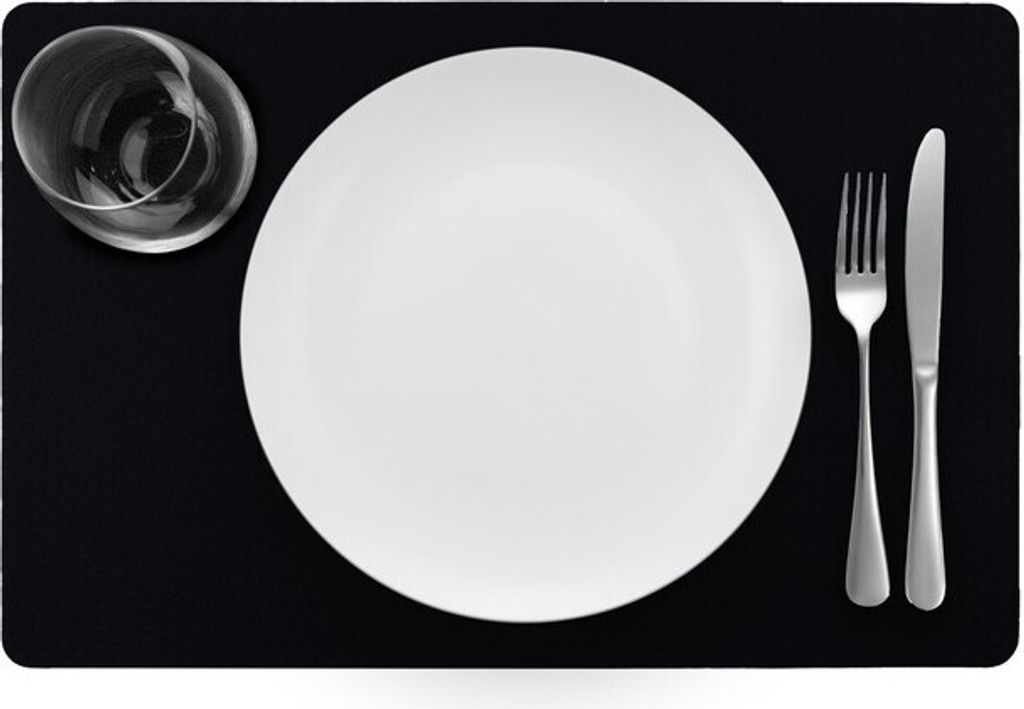 Tischset - Recyceltes Leder - 28,5 x 43,5 cm - 4 Stück - Chia