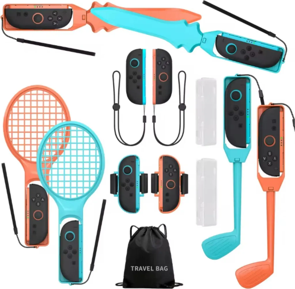 Kit Sport 15 en 1 pour Nintendo Switch 2 - Idéal Fitness et Jeux Famille