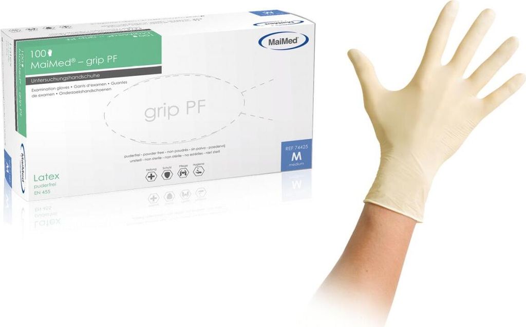 MAIMED grip PF Lateksowe mikroszorstkowane rozmiar L 1 Zdjęcie produktu 