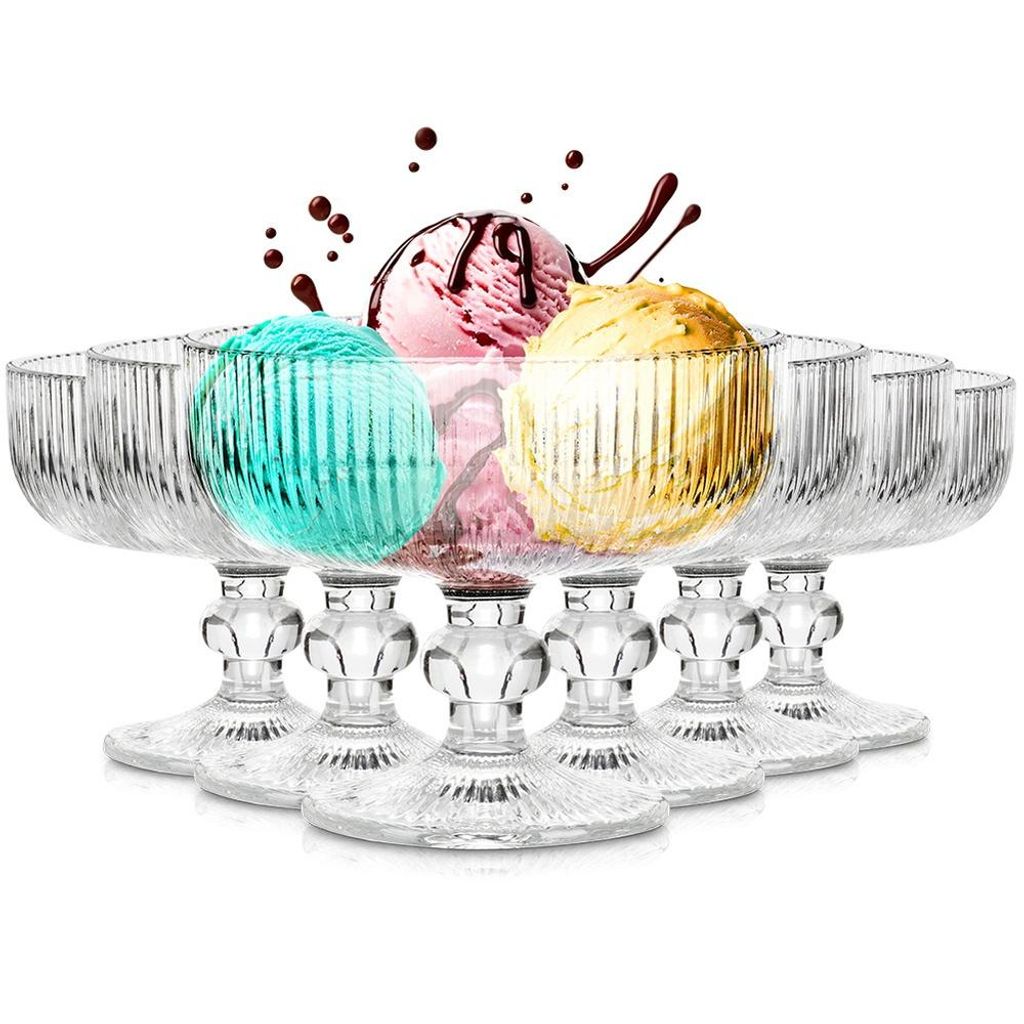 Vilde | Coupe à glace - Transparent - 270 ml - 6 pièces - Image du produit 