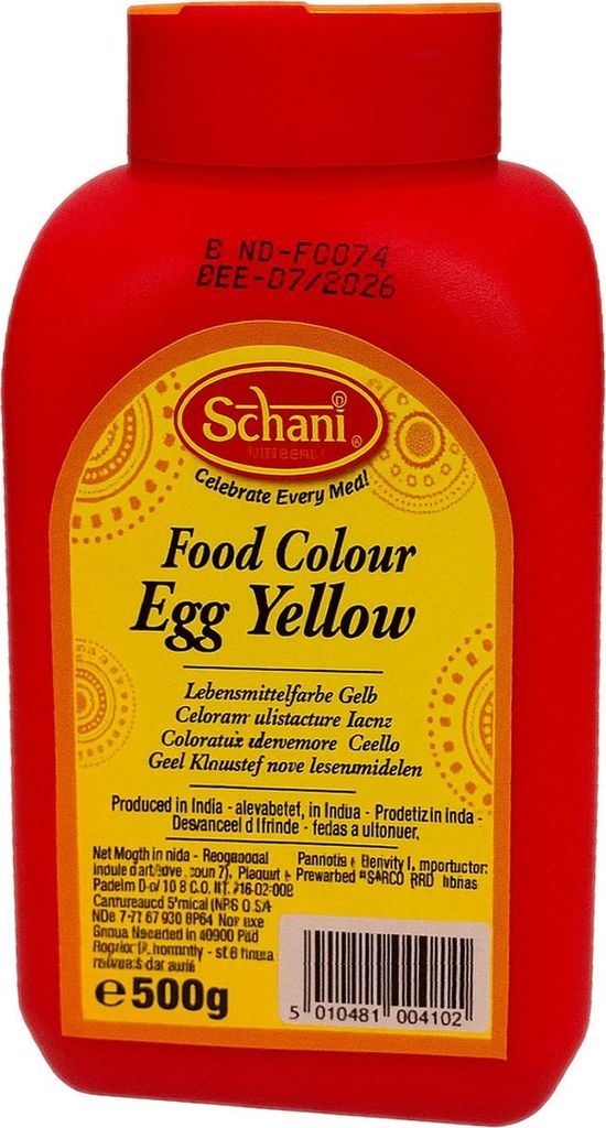 Schani Food Colour Egg Yellow, 500g