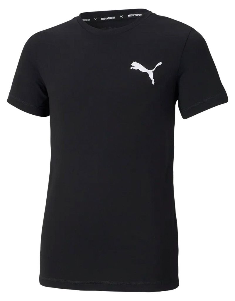 PUMA Active Small Logo T-Shirt Jungen puma black 164