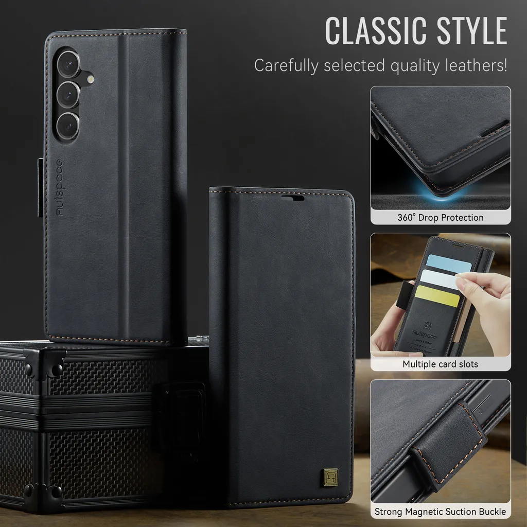 Custodia S24 FE con Slot Carte e Stand: Viaggia Leggero e Protetto - 3