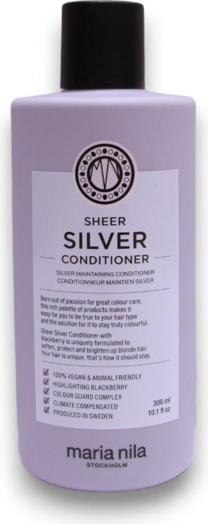 Maria Nila, Sheer Silver, Hair Conditioner, For Colour Image du produit 