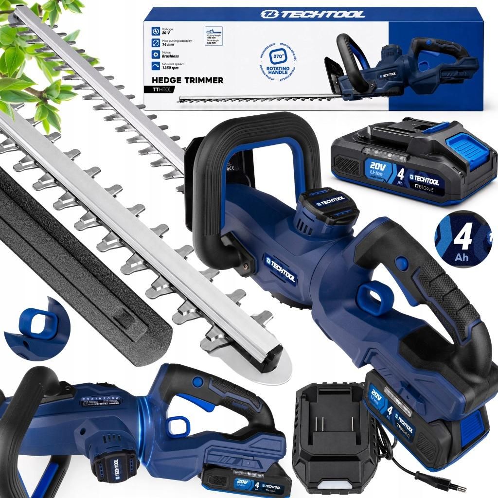 TECHTOOL TTHT01 20V akumulátorové nožnice na živý plot, na Obrázok produktu 