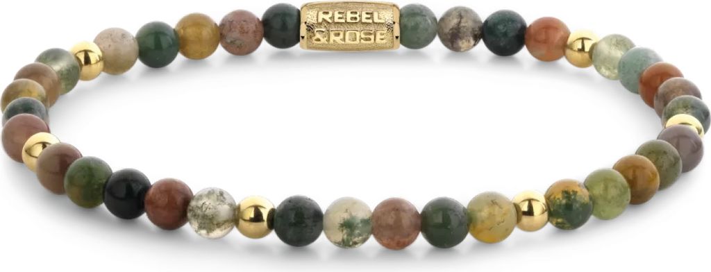 Rebel and Rose More Balls Than Most RR-40046-G Damenarmband, Armbandumfang:17cm